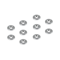 XRAY ALU SHIM 3x9x1.0MM - DEEPER COUNTERSUNK (10)