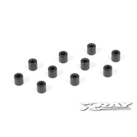 XRAY ALU SHIM 3X6X6.0MM - BLACK 10 - XY303128-K