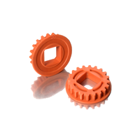 XRAY FIXED PULLEY FOR LAYSHAFT WITH BEARINGS 20T - GRAPHITE (2) - XY305578-O