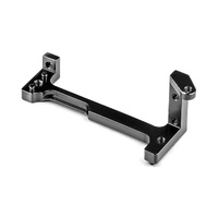 XRAY X4F ALU SERVO MOUNT - BLACK - ONE-PIECE -  SHORT HOLDER