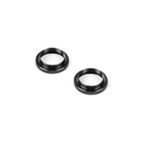 XRAY ALU SHOCK ADJUSTABLE NUT - BLACK (2) - XY308042-K