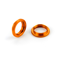 XRAY T4 ULP ALU SHOCK ADJUSTABLE NUT - V2 - ORANGE (2) - XY308044-O