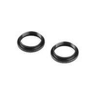 XRAY XLP ALU SHOCK ADJUSTABLE NUT - BLACK (2)