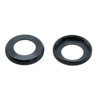 XRAY XLP ALU SHOCK CAP-NUT - BLACK (2)