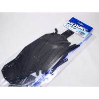 XRAY XB2 GRAPHITE CHASSIS & SIDE BRACES - SET