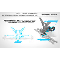 XT2 GRAPHITE GEAR BOX HEIGHT ADJUSTMENT PLATE - XY321270