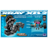 XRAY COMPOSITE MID MOTOR GEAR BOX 4 GEARS SET - XY323012