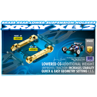 XRAY BRASS REAR LOWER SUSPENSION HOLDER - FRONT - RF - XY323311