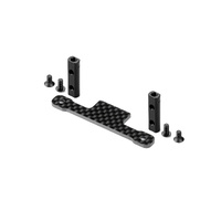 XRAY Countersunk Aluminium Servo Holders with Carbon Bridge