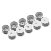 XRAY 2WD/4WD REAR WHEEL AERODISK WITH 12MM HEX IFMAR - WHITE (10) - XY329901-M
