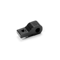 XRAY ALU LOWER 2-PIECE FRONT SUSPENSION HOLDER - BLACK (1)