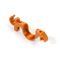 XRAY ALU LOWER BULKHEAD REAR - SWISS 7075 T6 - LEFT - XY333026