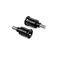 XRAY Hard-Coated Aluminium CVD Axles with Titanium Shafts  Pair