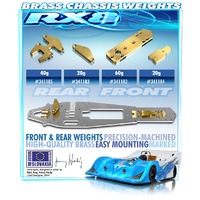 XRAY BRASS CHASSIS WEIGHT REAR 20G - XY341183