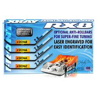 XRAY ANTI-ROLL BAR FRONT 2.4 MM - XY342464
