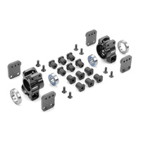 XRAY XB8 ALU REAR UPRIGHTS - SET - XY350912