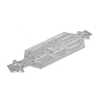 XB8E'26 ALU CHASSIS FOR NARROW & LOWER BATTERY POSITION - SWISS 7075 T6 (3MM)