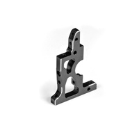 GT ALU FRONT BULKHEAD - RIGHT - FLAT CHASSIS - SWISS 7075 T6