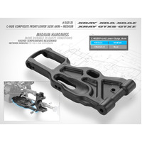 XRAY XB8 C-HUB COMPOSITE FRONT LOWER SUSPENSION ARM - MEDIUM - XY352121