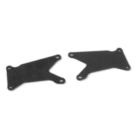 XRAY XB9 C/F FRONT LOWER ARM PLATE - XY352191D