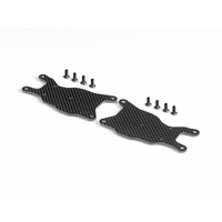 GT CARBON FRONT LOWER C-HUB ARM PLATE (L+R)