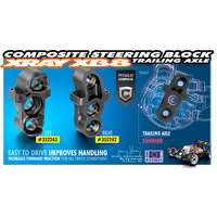 XRAY XB8 16 COMPOSITE STEERING BLOCK - TRAILING AXLE - RIGHT - XY352242