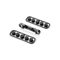 XRAY ALU FRONT LOWER SUSP. HOLDER - F - SQUARE ADJ. ROLL-C. - V2 - XY352323
