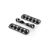 XRAY XB8 ALU REAR LOWER SUSP. HOLDER - FRONT - SQUARE ADJ.ROLL-C. - XY353317