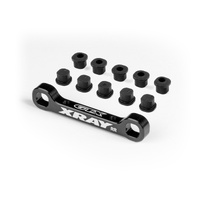 GT ALU REAR LOWER SUSP. HOLDER - FLAT CHASSIS - REAR - SWISS 7075 T6