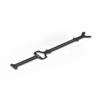 GTXE CARBON CENTER MOUNTING PLATE - FLAT CHASSIS