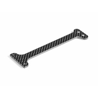 GTX CARBON CENTER MOUNTING REAR BRACE - SHORT - FLAT CHASSIS 