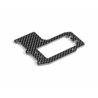 GTXE CARBON SERVO & RECEIVER CASE HOLDER - FLAT CHASSIS