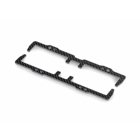 GTXE CARBON BATTERY BACKSTOP - REAR & FRONT - FLAT CHASSIS