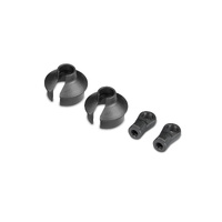 COMPOSITE SHOCK PARTS WITH KEYED BALL JOINTS - GRAPHITE