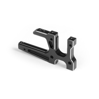 GTXE ALU CENTER SOLID SHAFT & MOTOR MOUNT - FOR FLAT CHASSIS