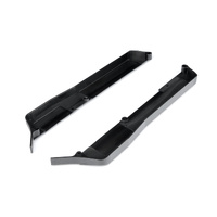 Xray Composite Chassis Side Guards L+R - Narrow Front - V3 - Graphite