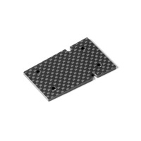 XB4'20 GRAPHITE REAR CHASSIS PLATE 2MM - NARROW 