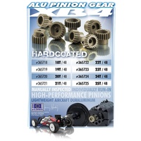 XRAY ALU PINION GEAR - HARD COATED - XY365725
