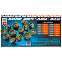 ALU PINION GEAR - HARD COATED 48 PITCH 27T - XY365727