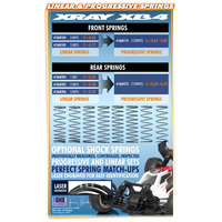 XRAY FRONT SPRING SET - 3 DOTS (2) - XY368185