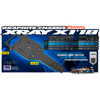 XRAY X1-18 GRAPHITE CHASSIS 2.0MM - XY371018