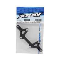 X12 CARBON LOWER SUSPEN. ARM PLATE FOR 1-PIECE CHASSIS