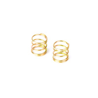 XRAY FRONT COIL SPRING FOR 4MM PIN C=1.5-1.7 - GOLD (2) - XY372186