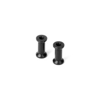 XRAY ALU REAR BRACE MOUNT 13MM - BLACK (2) - XY373073-K