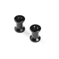 XRAY ALU REAR BRACE MOUNT 9MM - BLACK (2)