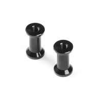 XRAY ALU REAR BRACE MOUNT 12MM - BLACK (2)