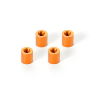 XRAY ALU STAND M3 6X6.4MM - ORANGE (4) - XY373121-O