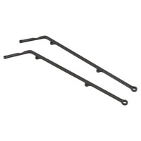 X10 CARBON SIDE BRACE FOR 1-PIECE CHASSIS (2)