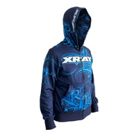 Xray Sweater Hooded - Hd Graphics - Blue (L)